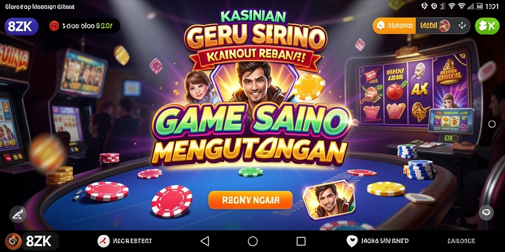 Gameplay 8ZK yang menarik menampilkan berbagai permainan Kasino.