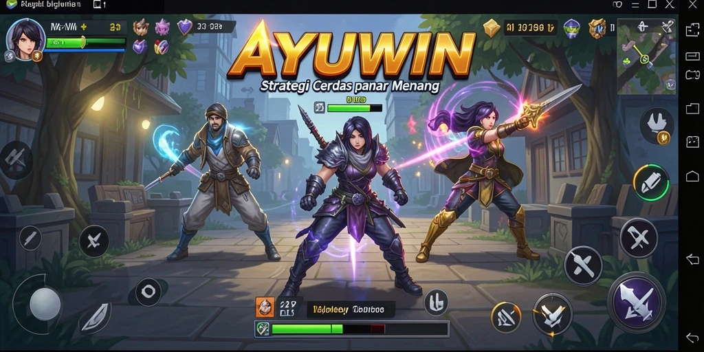Tampilan gameplay AYUWIN yang menarik dan penuh strategi.