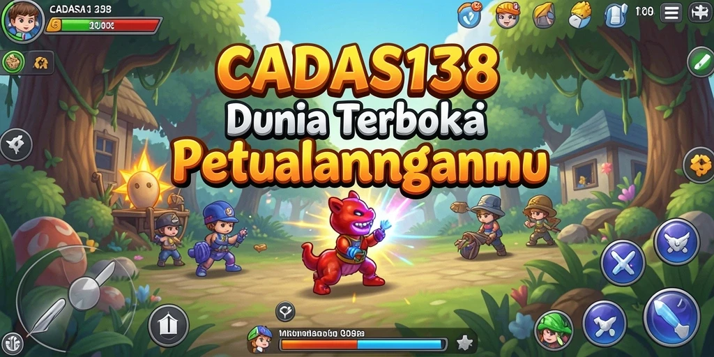 Tangkapan layar gameplay CADAS138 menunjukkan petualangan di dunia terbuka.