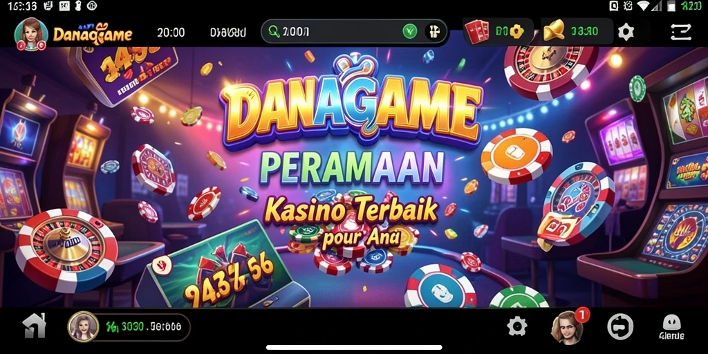 Tangkapan layar gameplay Casino yang menakjubkan dan interaktif.