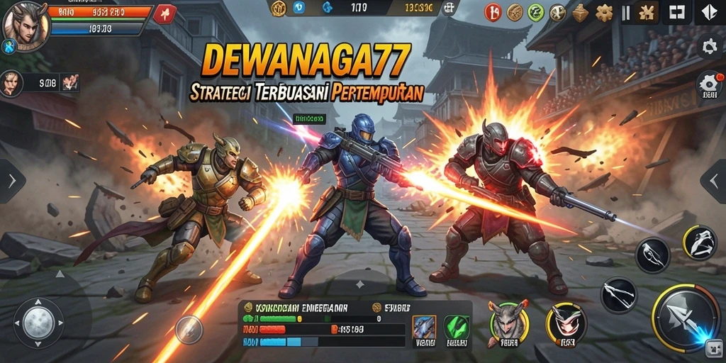 Tampilan gameplay DEWANAGA77 yang mendebarkan dan strategis.