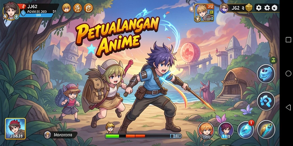 Tampilan gameplay <strong>JJ62</strong> yang menarik dengan aksi seru.
