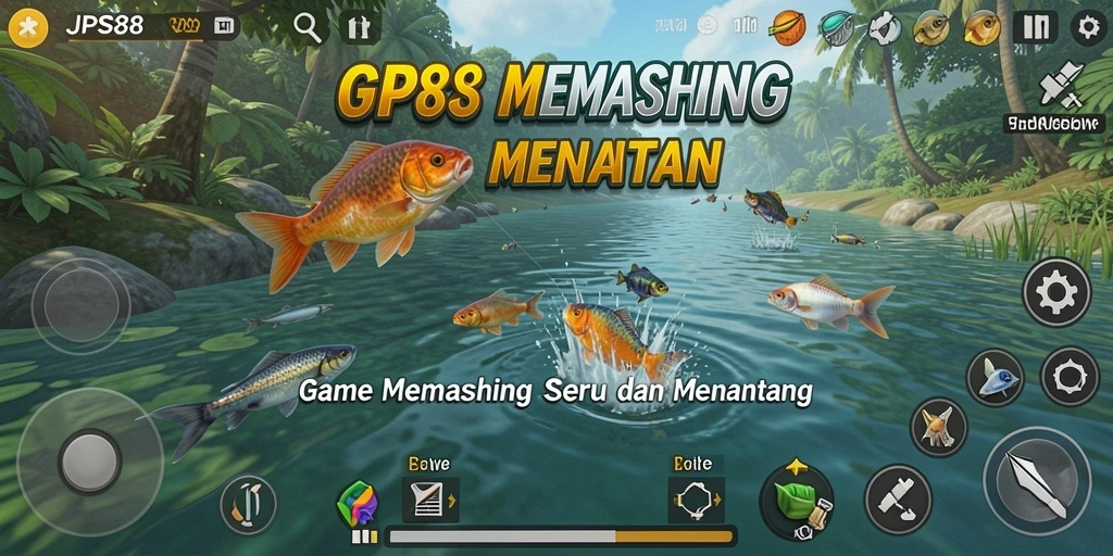 Screenshot gameplay JPS88 menampilkan aksi memancing yang seru dan memikat.