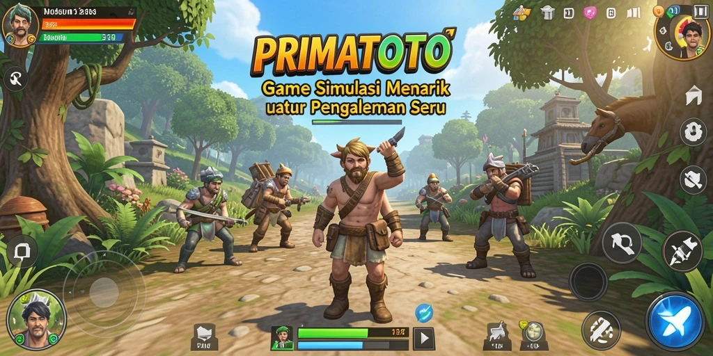 Tampilan menarik dari gameplay PRIMATOTO yang mengasyikkan.