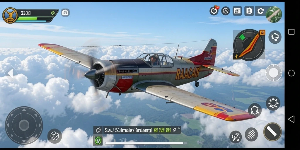 Gameplay RAJACAIR yang menegangkan dan memukau visualnya.
