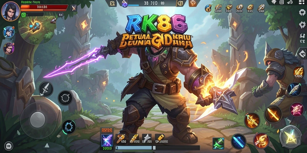 Screenshot RK88 menampilkan aksi seru dalam pertarungan ARPG.