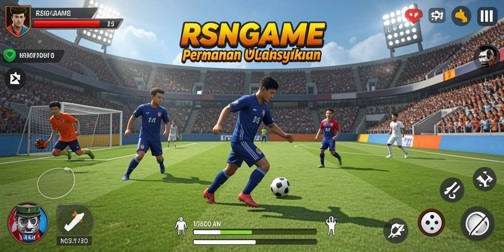 Tampilan gameplay RSNGAME yang seru dan kompetitif.