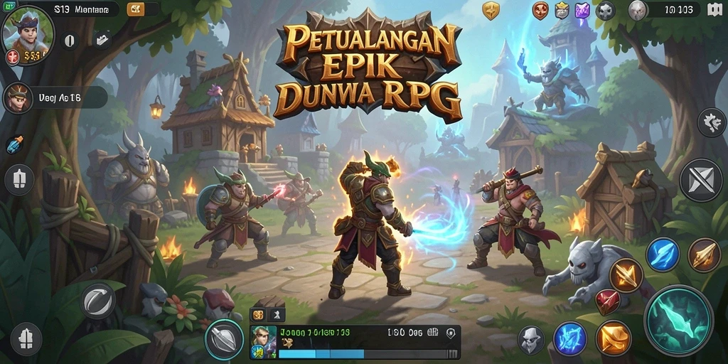 Tampilan gameplay S13 yang mengasyikkan dalam dunia RPG.