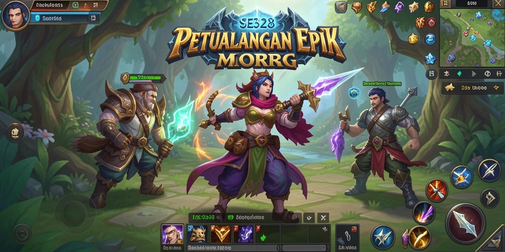 Tangkapan layar gameplay SE328 yang intens dan mendebarkan di dunia MMORPG.