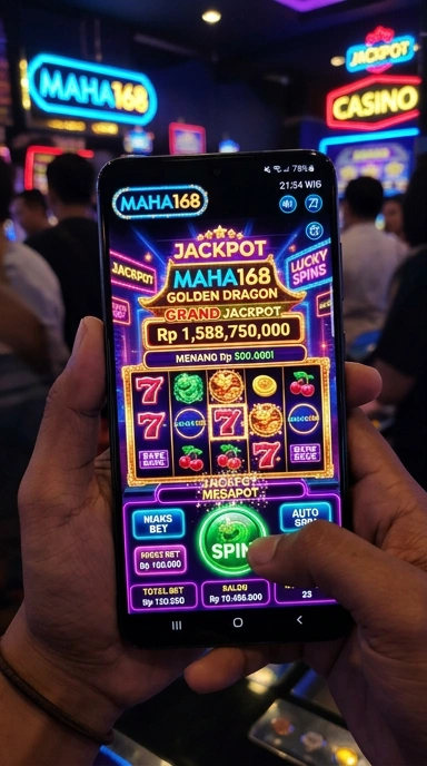 Tampilan antarmuka yang intuitif dari maha168.